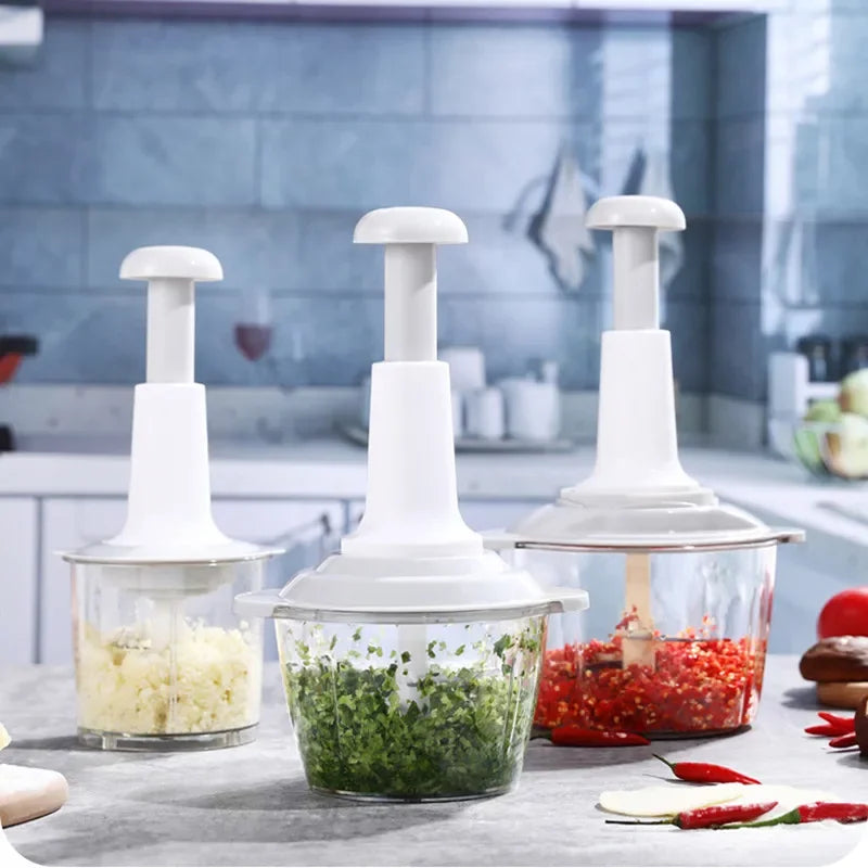 Manual Vegetable Mincers Press Type Household Garlic Meat Cutter Grinders Whisk Stirre Kitchen Food Chopper Mini food Processor