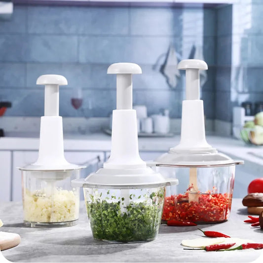 Manual Vegetable Mincers Press Type Household Garlic Meat Cutter Grinders Whisk Stirre Kitchen Food Chopper Mini food Processor