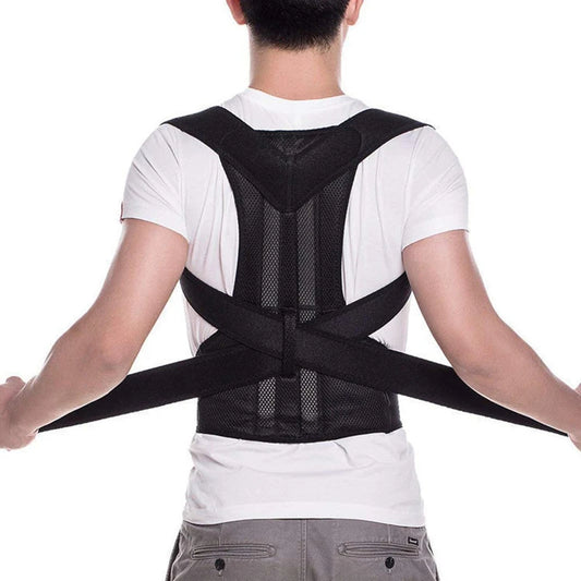 Back Pain Relief Posture Corrector Belt | Adjustable Support for Spine, Shoulder & Lumbar Alignment | Medium