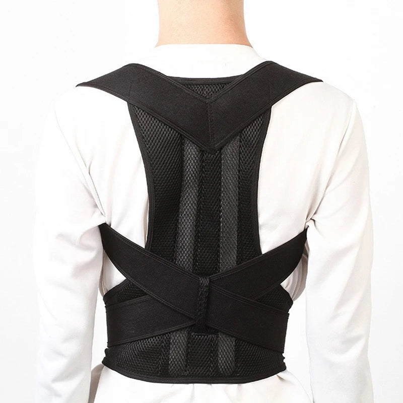 Back Pain Relief Posture Corrector Belt | Adjustable Support for Spine, Shoulder & Lumbar Alignment | Medium