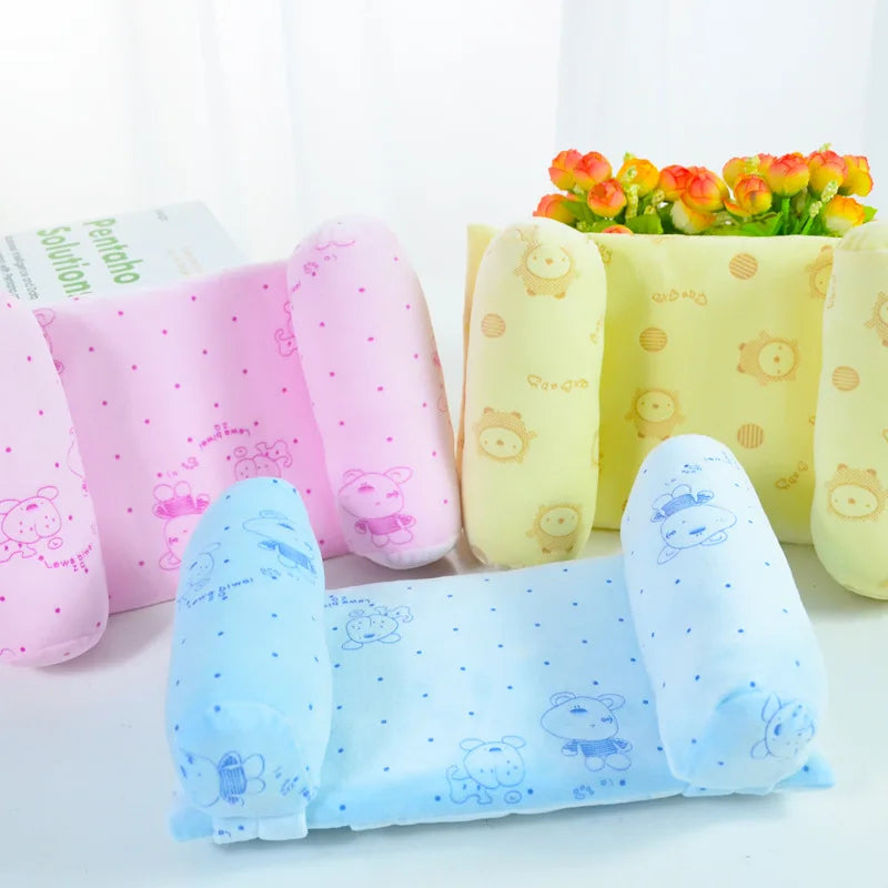 New Baby Pillow Positioner Anti-rollover Baby Pillow Baby Cotton Protective Shaping Pillow Sleeping Pillow Head Support Cushion