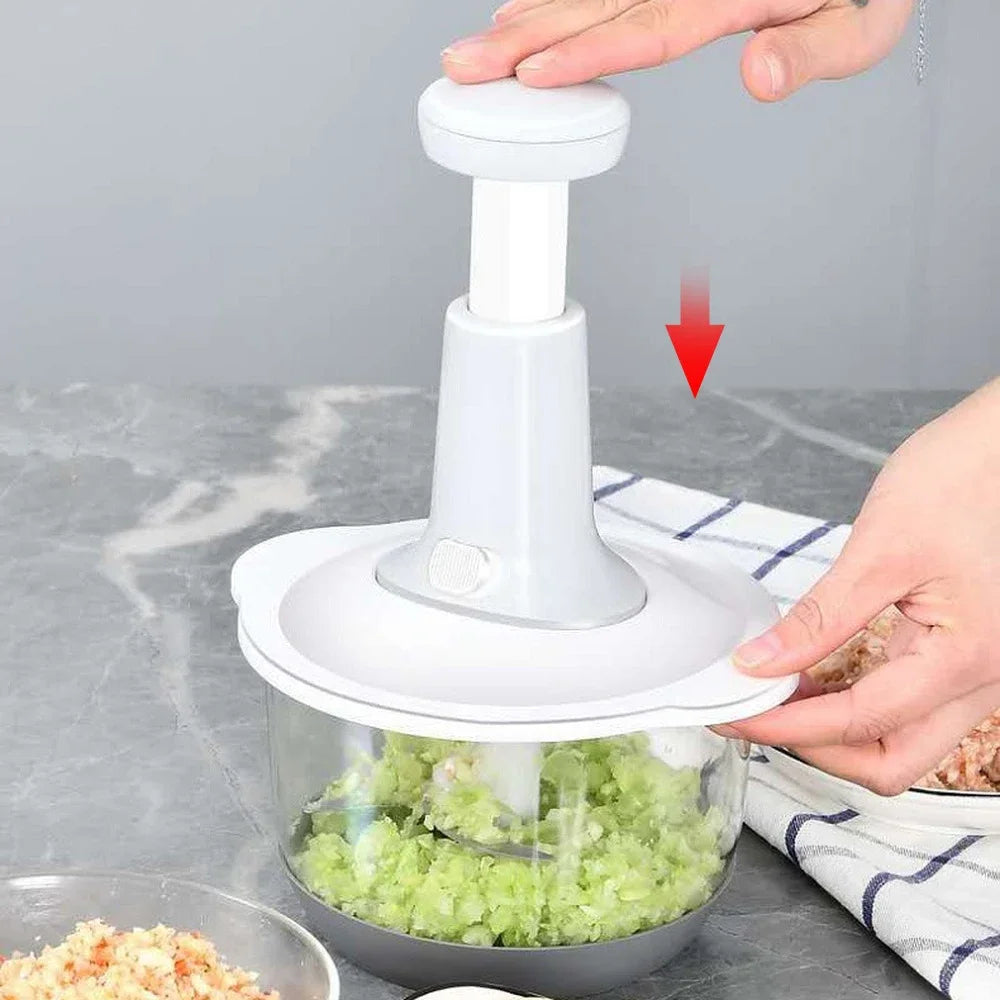 Manual Vegetable Mincers Press Type Household Garlic Meat Cutter Grinders Whisk Stirre Kitchen Food Chopper Mini food Processor