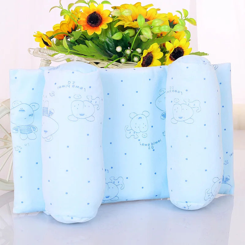 New Baby Pillow Positioner Anti-rollover Baby Pillow Baby Cotton Protective Shaping Pillow Sleeping Pillow Head Support Cushion
