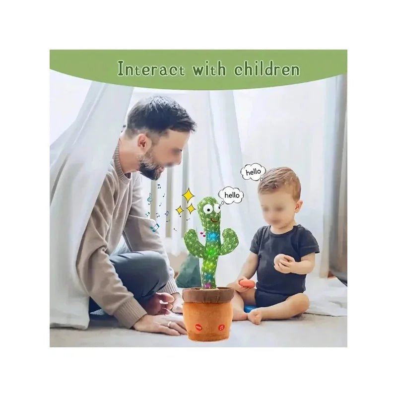 Dancing Talking Cactus Toys For Baby Boys And Girls, Singing Mimicking Recording Repeating What You Say