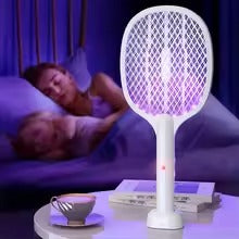 Upgraded 3000V Mosquito Swatter with TYPE-C Charging, 3 in 1 Electric Mosquito Swatter, Mosquito Killer Lamp