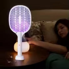 Upgraded 3000V Mosquito Swatter with TYPE-C Charging, 3 in 1 Electric Mosquito Swatter, Mosquito Killer Lamp