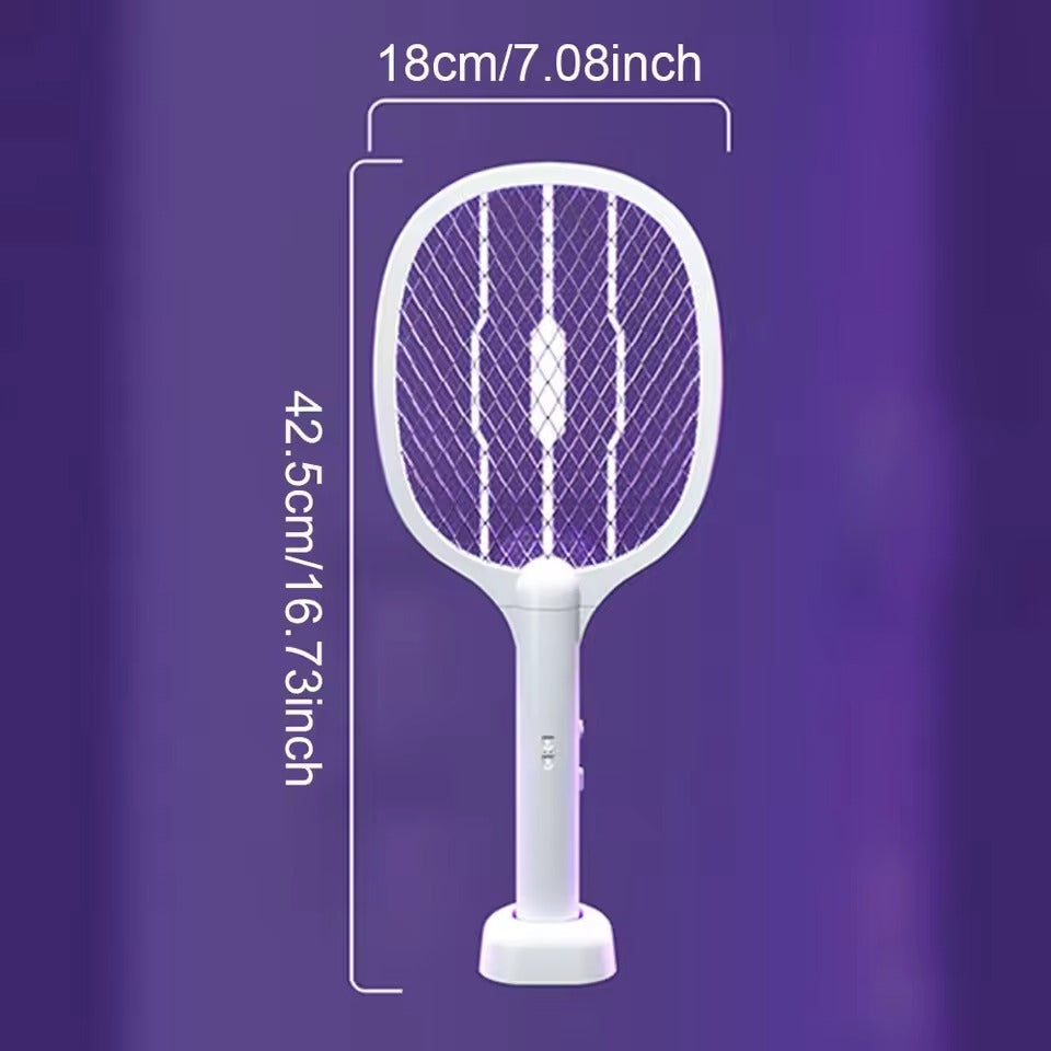 Upgraded 3000V Mosquito Swatter with TYPE-C Charging, 3 in 1 Electric Mosquito Swatter, Mosquito Killer Lamp